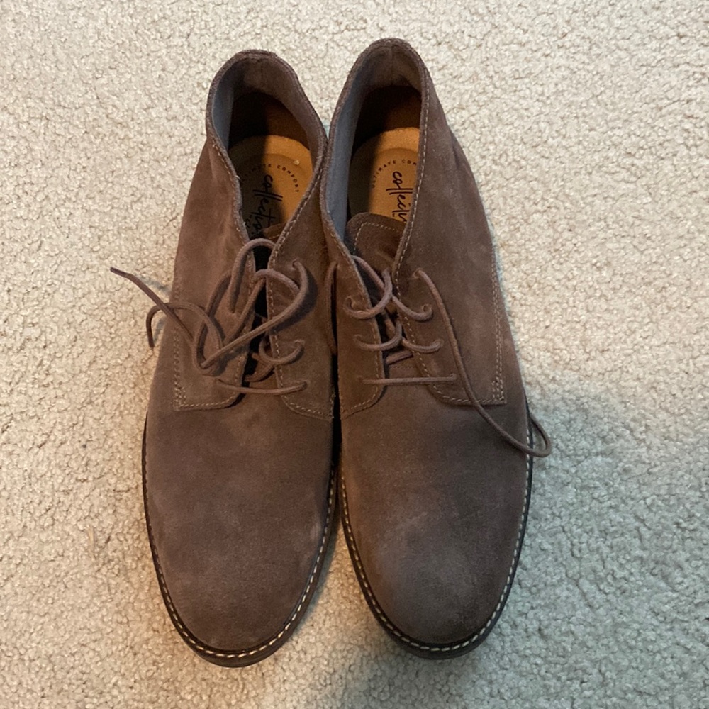 Clarks grey suede chukka boots. Size 12. Used condition.